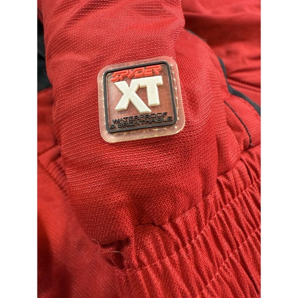 Kids Spyder Red & Black Ski/Snowboard Jacket size 18 no hood - Picture 8 of 8